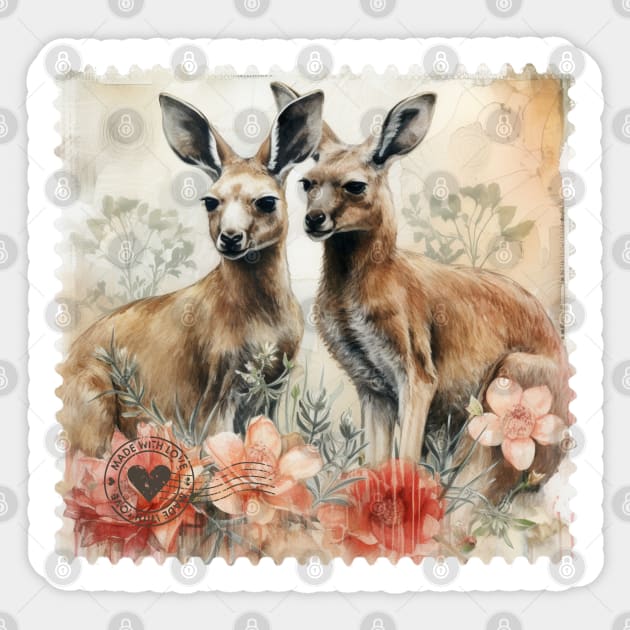 cute Kangaroo Sticker by katalinaziz